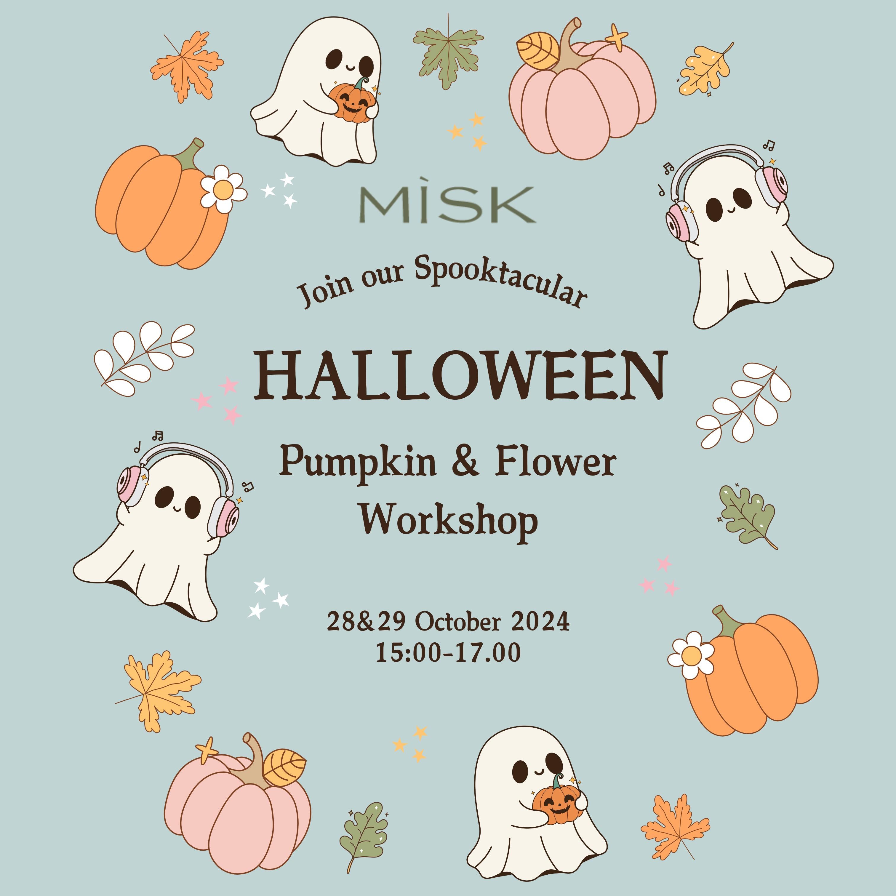 Kids Halloween Pumpkin&Flowers Workshop