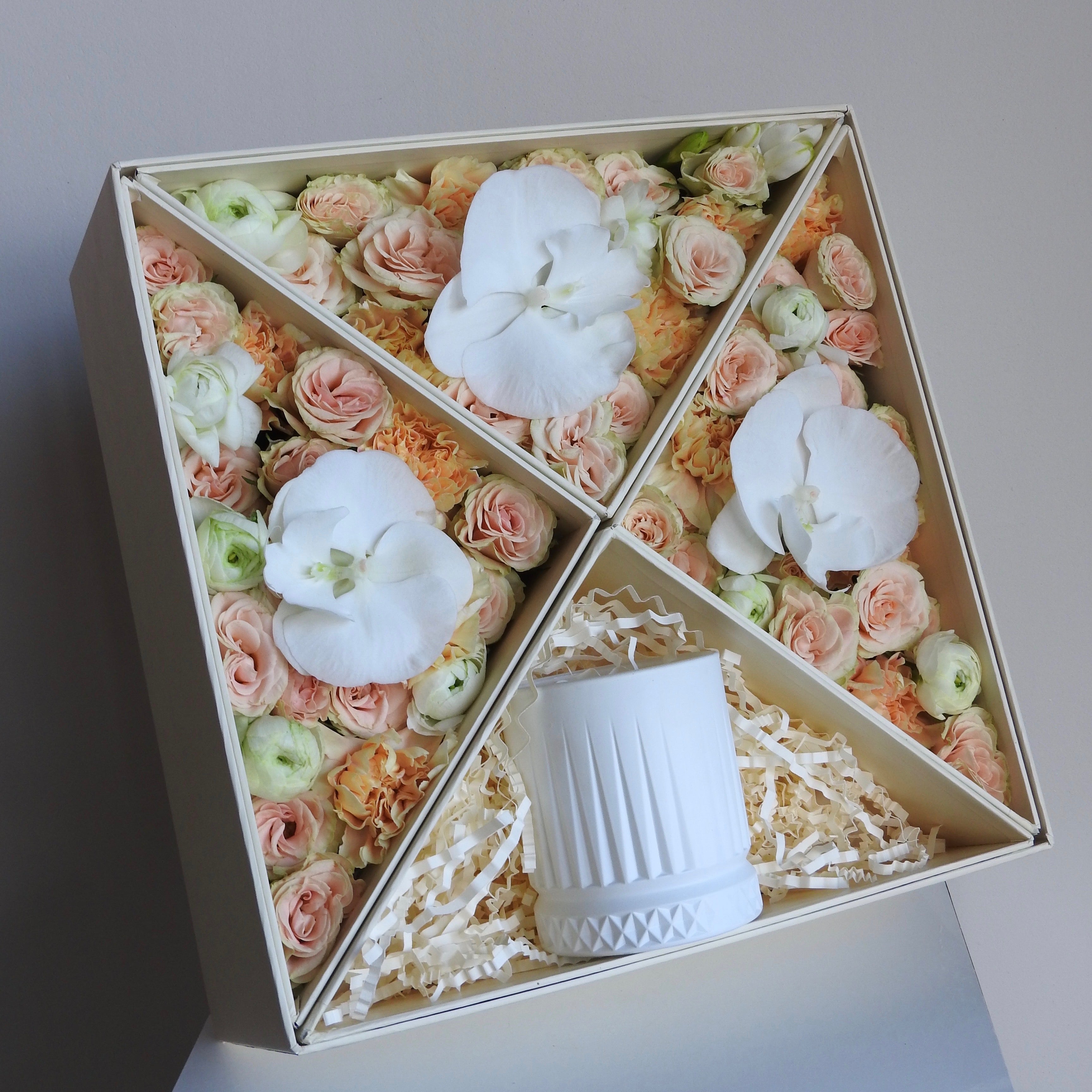 Flower & Candle Gift Box